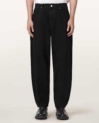 AllSaints Curve Barrel Leg Denim Jeans