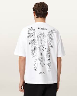 AllSaints Terra Oversized Graphic T-Shirt