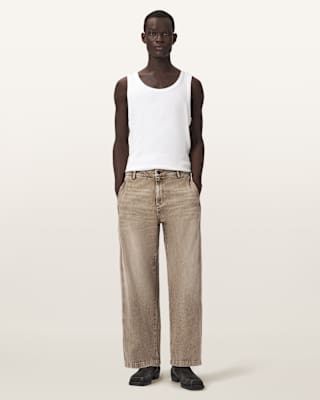 AllSaints Raafi Barrel Leg Denim Jeans