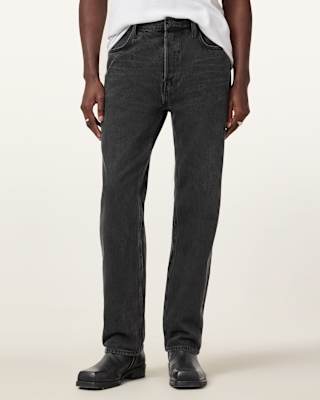 AllSaints Reid Straight Fit Denim Jeans