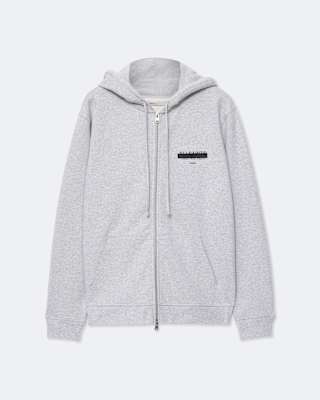 AllSaints Redact Oversized Zip-Up Hoodie