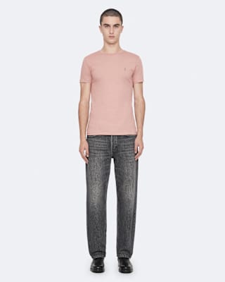 AllSaints Tonic Crew Neck Slim Ramskull T-Shirt
