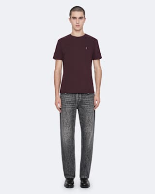 AllSaints Brace Brushed Cotton Crew Neck T-Shirt