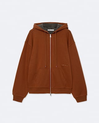 AllSaints Brax Oversized Zip-Up Hoodie