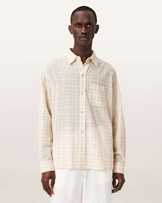 AllSaints Toya Oversized Long Sleeve Cotton Shirt