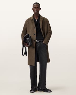 AllSaints Trent Wool Coat