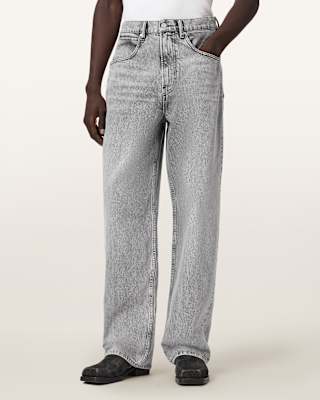 AllSaints Rivet Relaxed Fit Denim Jeans