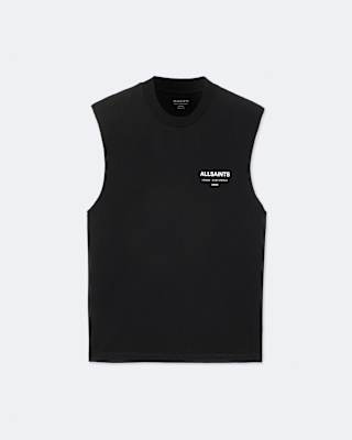 AllSaints Underground Sleeveless Crew Neck T-Shirt