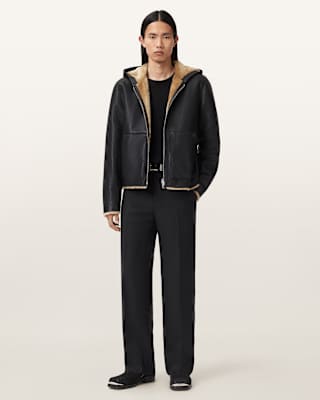 AllSaints Mostyn Shearling Bomber Jacket