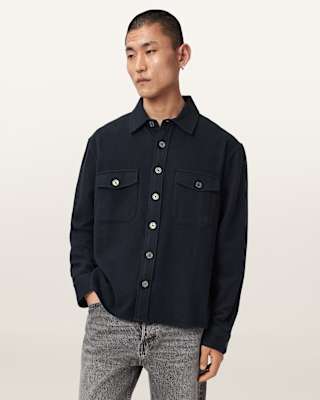 AllSaints Haiku Long Sleeve Button Up Shirt