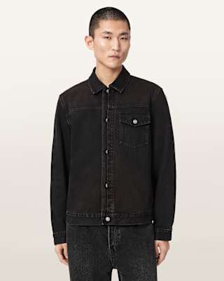 AllSaints Roth Long Sleeve Denim Jacket