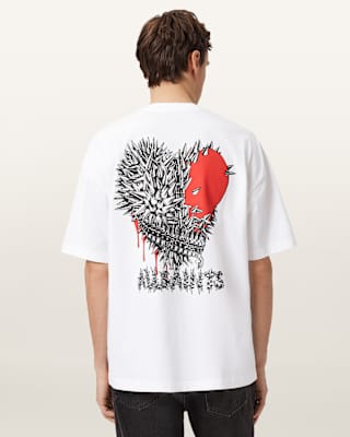 AllSaints Chaste Oversized Graphic T-Shirt