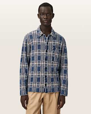 AllSaints Solmar Knitted Check Cardigan