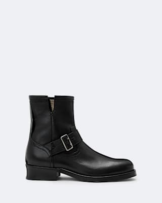 AllSaints Bailey Leather Engineer Boots