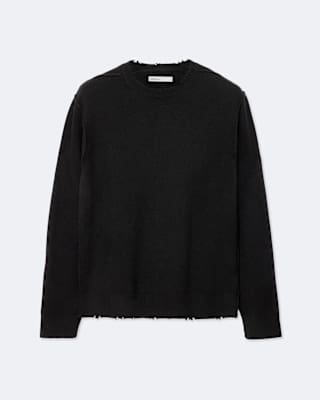 Remus Distressed Crew-Neck Sweater