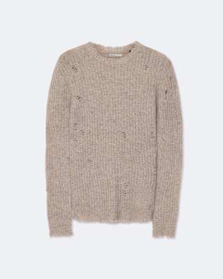 Parx Distressed Alpaca-Blend Sweater