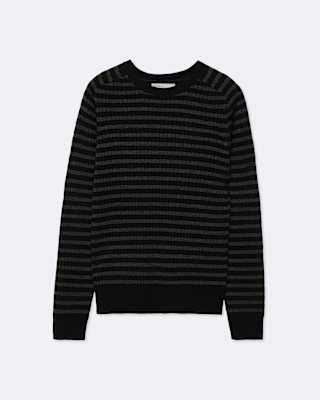 AllSaints Arlo Wool Crew-Neck Breton Sweater