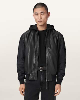 AllSaints Chase Leather Jacket