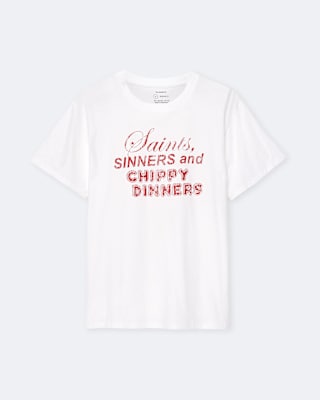 AllSaints Chippy Regular-Fit Graphic T-Shirt