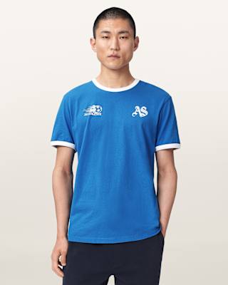 AllSaints Azzurri Short Sleeve Crew Neck T-Shirt
