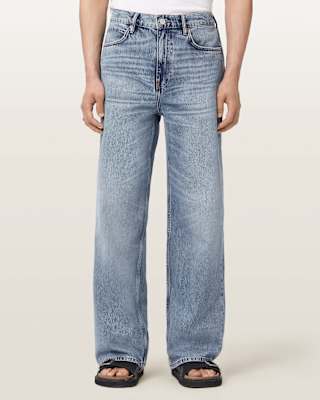 Lenny Wide Leg Denim Jeans