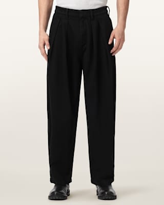 AllSaints Becco Tapered Leg Pleated Pants