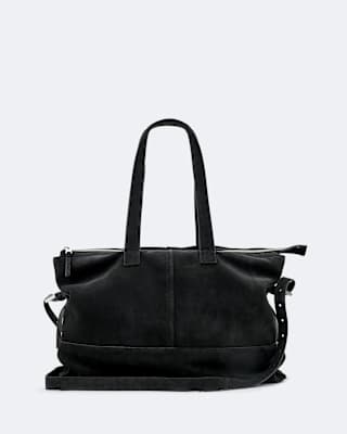 Cassius Zipped Suede Tote Bag