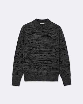 Beton Merino Wool Knitted Polo Shirt