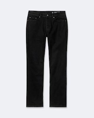 AllSaints Flocked Denim Slim-Straight Leg Jeans