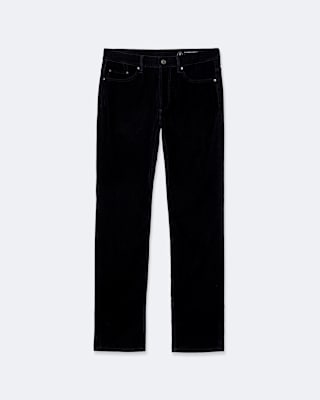 Flocked Denim Slim-Straight Leg Jeans