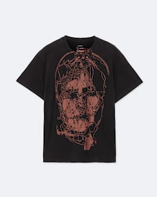 AllSaints Contact Slim-Fit Graphic T-Shirt