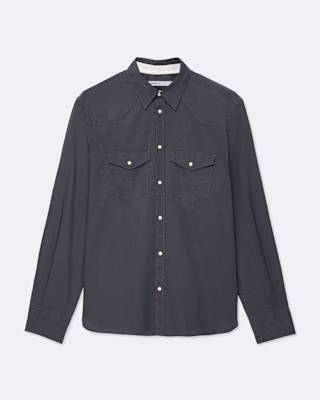 Kenil Regular-Fit Cotton-Poplin Shirt