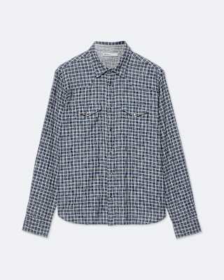 AllSaints Court Regular-Fit Double-Faced Shirt