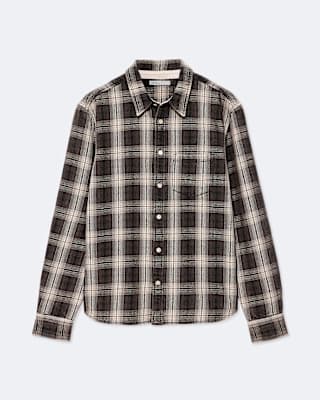 AllSaints Wrent Relaxed-Fit Check Cotton Shirt