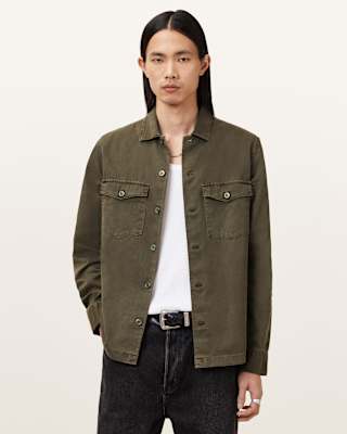 AllSaints Spotter Slim Fit Overshirt