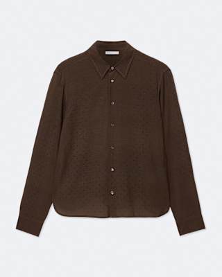 AllSaints Fade Polka-Dot Slim-Fit Shirt