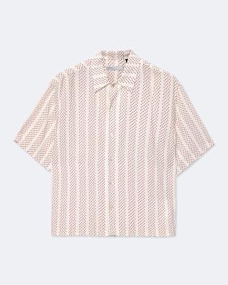 Quasar Oversized Viscose Polkadot Shirt