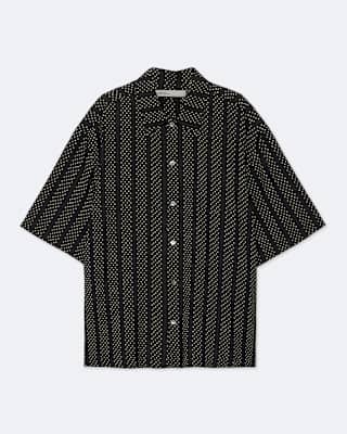 Quasar Oversized Polka-Dot Shirt