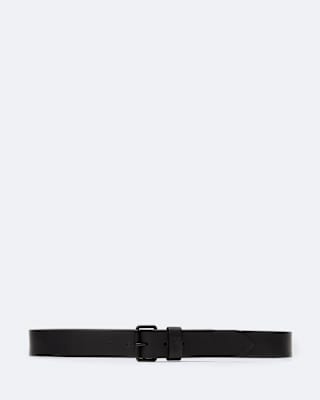 AllSaints Dunston Leather Embossed Belt