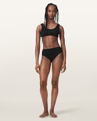 AllSaints Mylah Mid Rise Bodycon Shorts