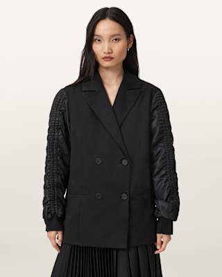AllSaints Lorna Cotton Blazer Jacket