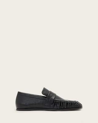 AllSaints Julie Studded Leather Loafers