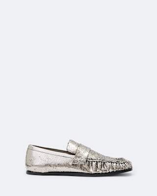 AllSaints Julie Studded Leather Loafers