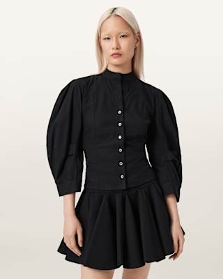 AllSaints Maud Lace Up Shirt