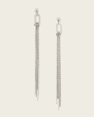 AllSaints April Chain Fringe Earrings