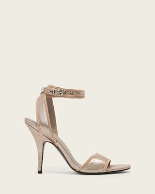 AllSaints Vera Suede Heel Sandals
