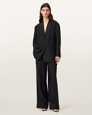 AllSaints Charley Oversized Single Breasted Blazer