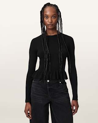 AllSaints Jas Lightweight Fitted Sweater
