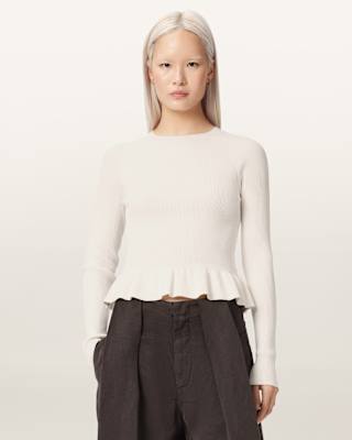 AllSaints Jas Lightweight Fitted Sweater