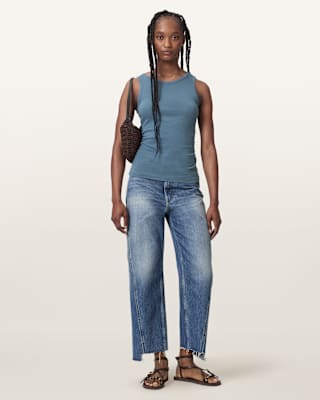 AllSaints Fox Loose Fit Denim Jeans